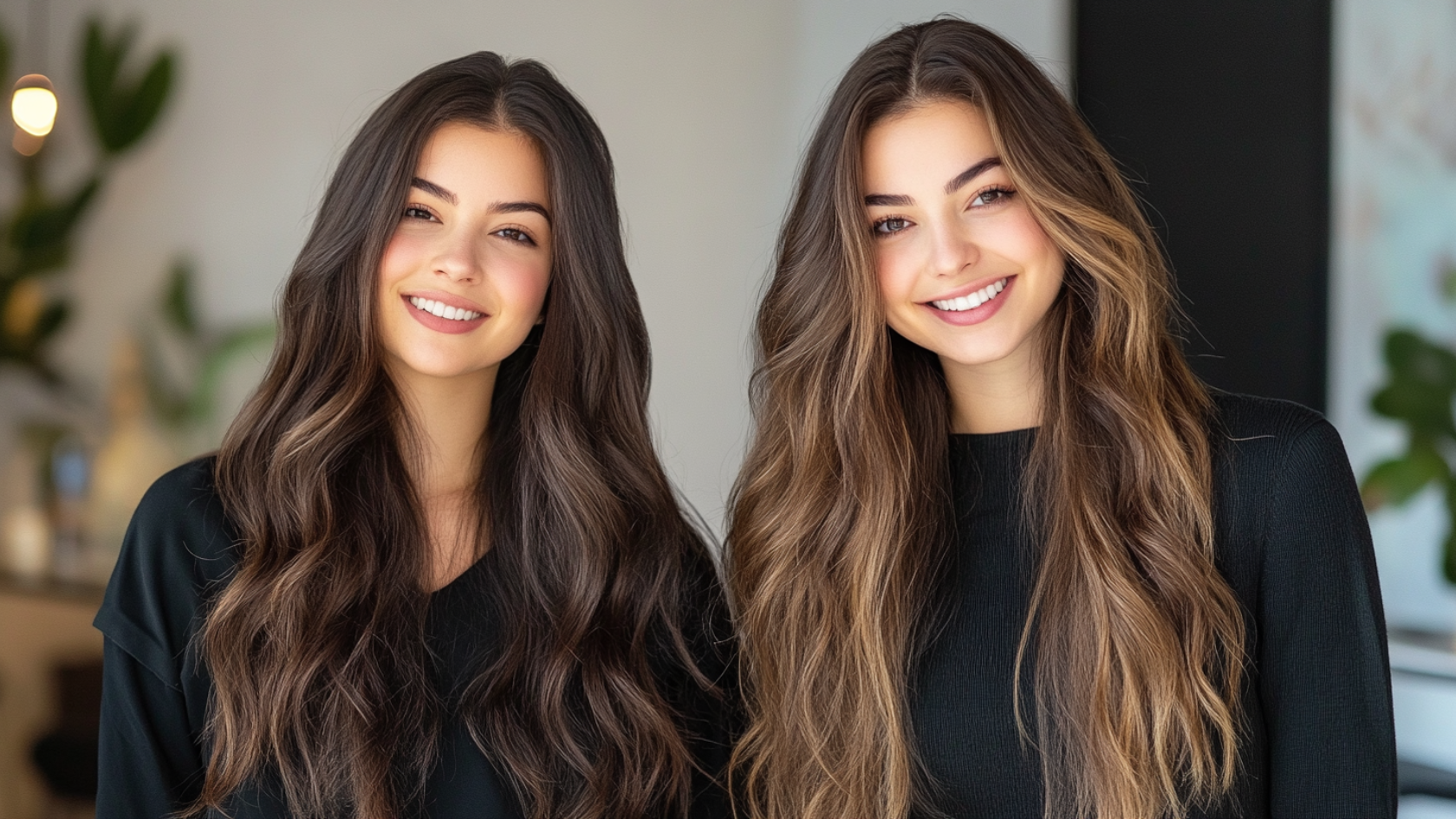 How to Create a Beautiful Brunette Hair Look Using Hairlaya's Hybrid Weft Extensions