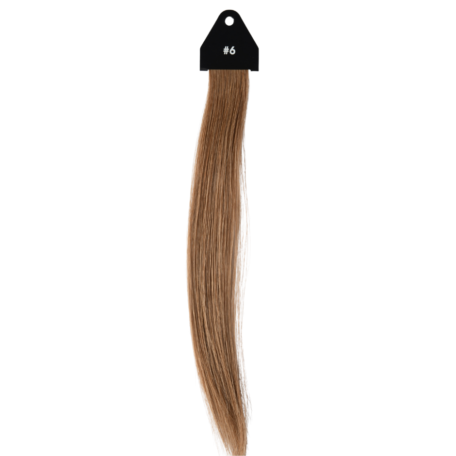 #6 Medium Brown Genius Hybrid Weft Full Cuticle Human Hair Extensions Double Drawn-4 wefts - Hairlaya