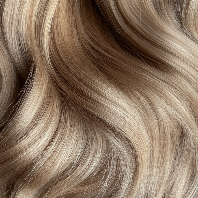 Hairlaya Color Swatch #18A Ash Chocolate Blonde