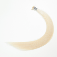 #1001 White Ash Blonde Genius Hybrid Weft Full Cuticle Human Hair Extensions Double Drawn-4 wefts - Hairlaya