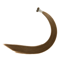#6A Ash Brown Genius Hybrid Weft Full Cuticle Human Hair Extensions Double Drawn-4 wefts - Hairlaya