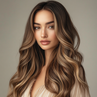 Hairlaya color swatch-P2/8 model 
