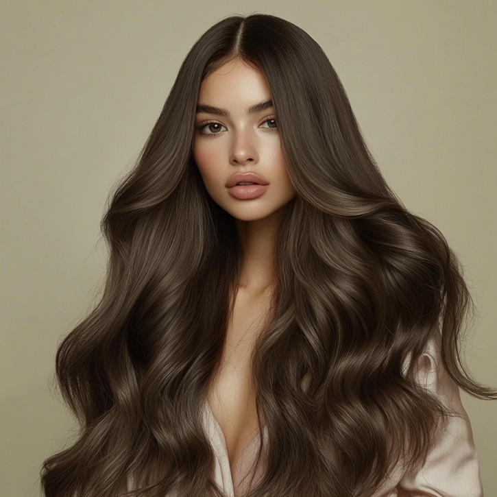 Hairlaya_color_swatch_130_dark_coper_Model