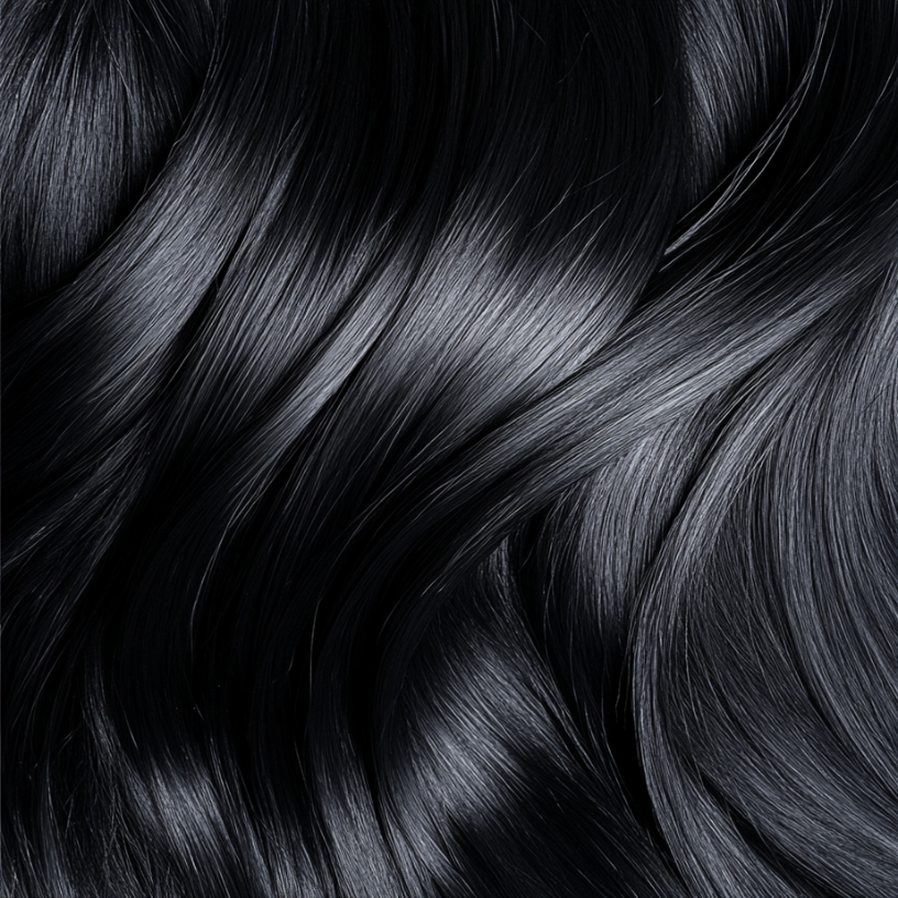 Hairlaya color swatch#1 Black