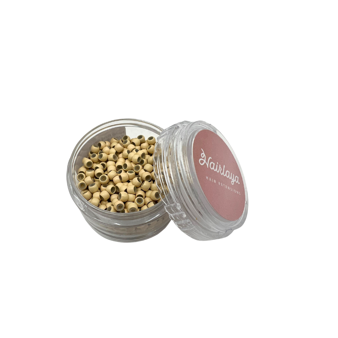 Hairlaya Silicone Lined Nano Rings Beads - Hairlaya