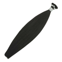 #1B Natural Black Gorgeous Hand-tied Weft Full Cuticle Human Hair Extensions Double Drawn-4 Wefts - Hairlaya