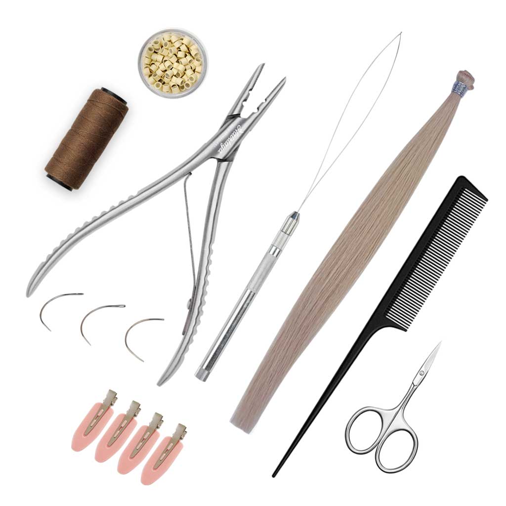 Professional Hand-Tied/Hybrid Starter Toolkit - Hairlaya