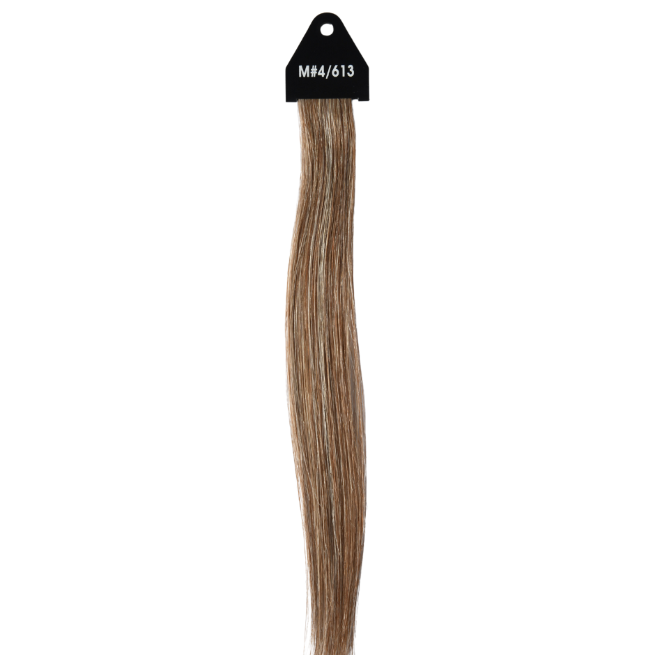 M#4/613 Mix Brown and Blonde Nano Tip Full Cuticle Human Hair Extensions Double Drawn-50g - Hairlaya