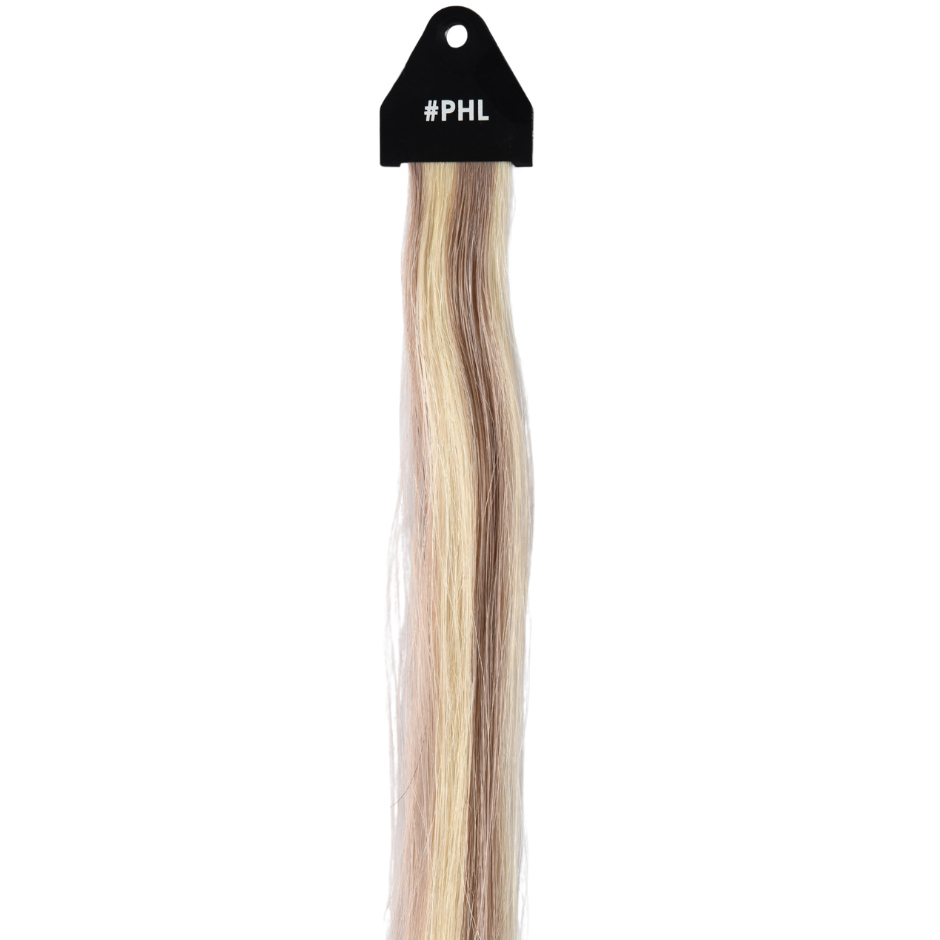 #PHL Piano Ash Chocolate Blonde (#18A) with Light Blonde (#22) Nano Tip Full Cuticle Human Hair Extensions Double Drawn-50g - Hairlaya