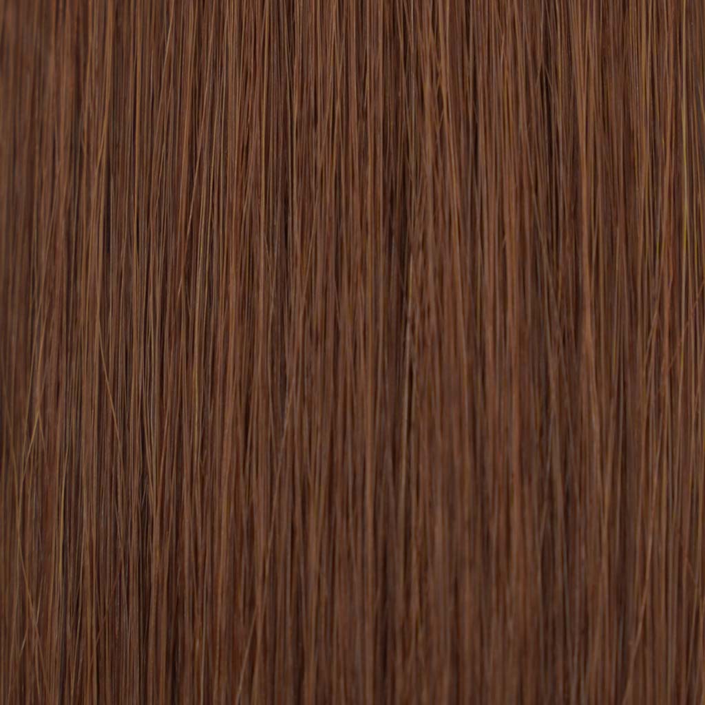 【Pre-order】#33 Chestnut Brown Hybrid Wefts Hair Extensions Double Drawn - Hairlaya