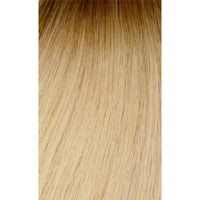 #6/613-Medium Brown/Blonde Rooted Hand-Tied Wefts Hair Extensions Double Drawn - Hairlaya