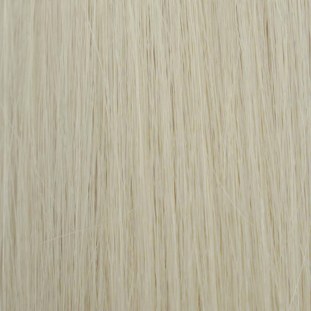 Hairlaya  Icy Blonde (#60S) Hand-Tied Wefts Hair Extensions Double Drawn Color